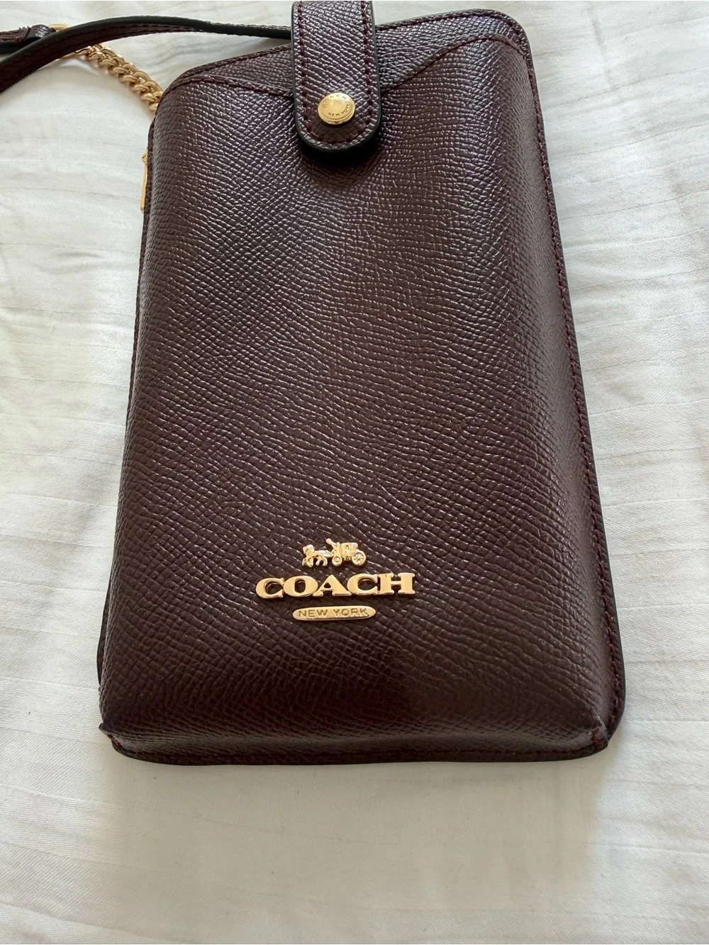 Coach saffiano leather
